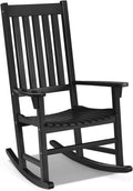 Black Acacia Wood Rocking Chair R52228