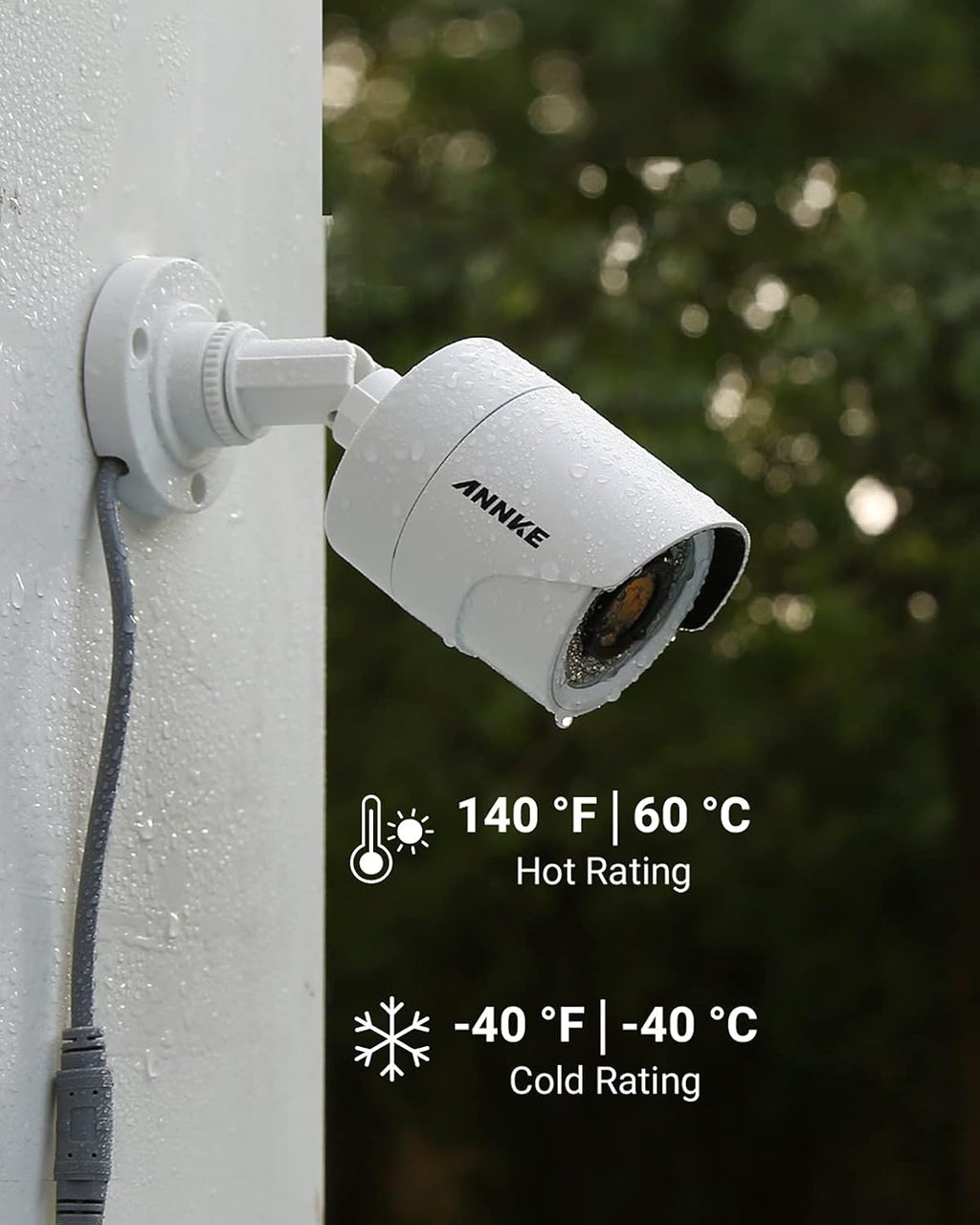 5MP Wired Security Camera System, 8CH DVR with 1 TB Hard Drive and 4 1080p Weatherproof Bullet Cameras E9028
