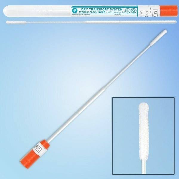Sterile HydraFlock Swab with Transport Tube, Ultrafine Tip, 500/Case Q35354