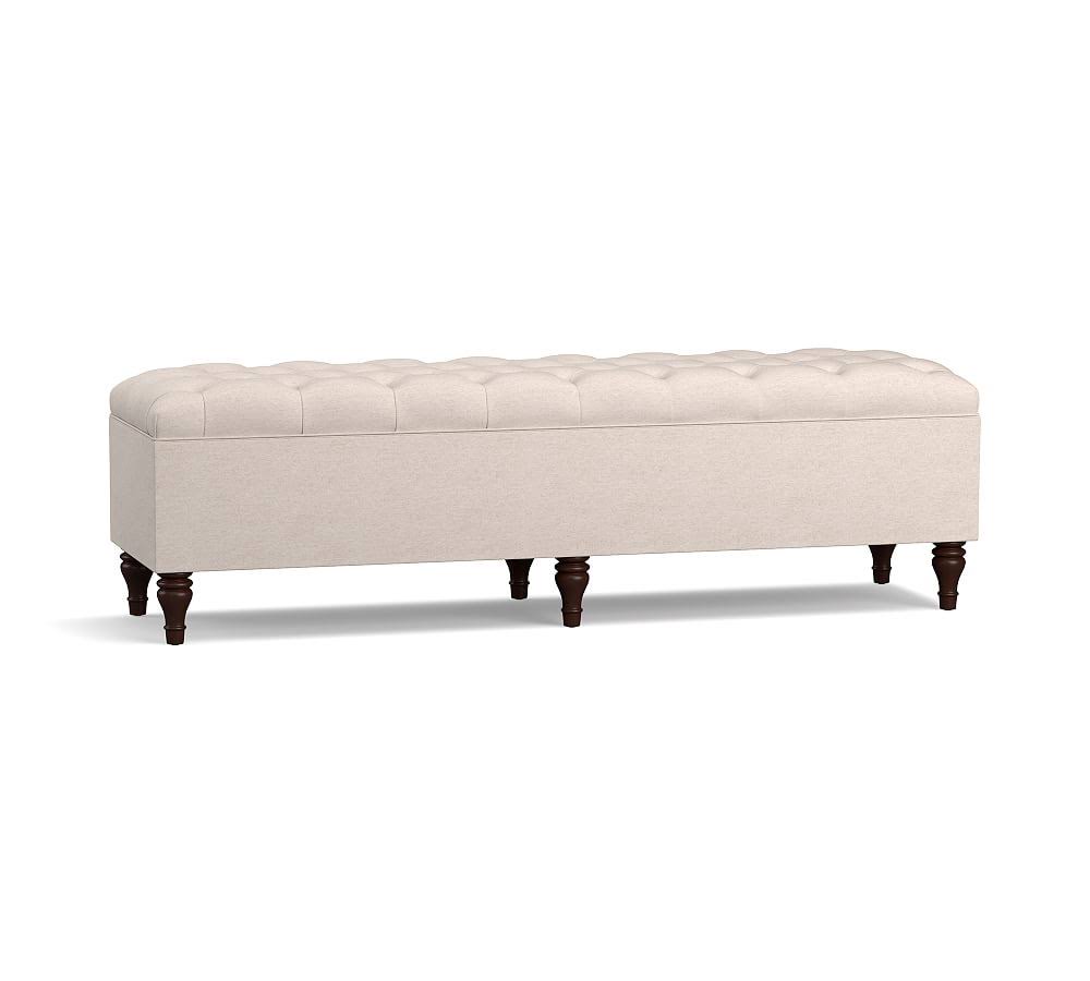 King Upholstered Storage Bench F978326