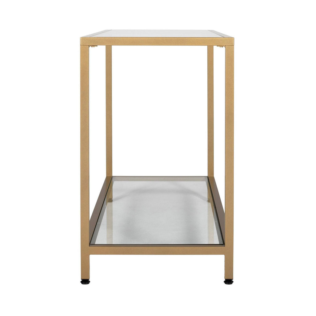 47x22 Gold Glass Console Table X47244
