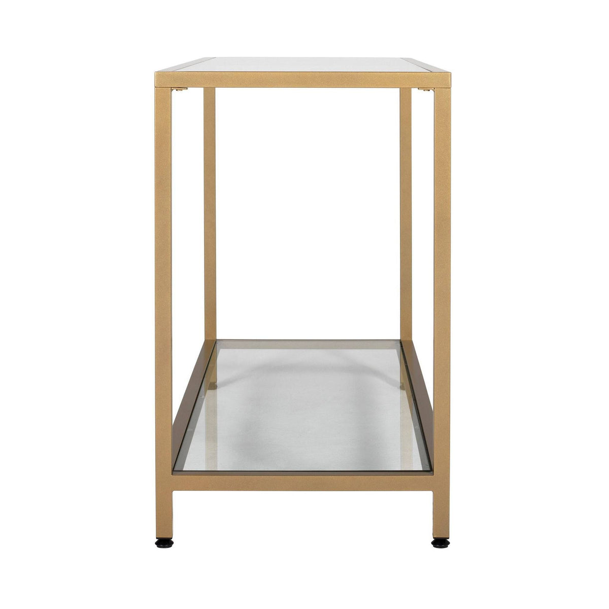 47x22 Gold Glass Console Table X47244