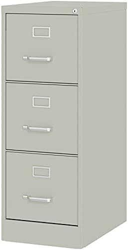 22-in Deep 3 Drawer Light Gray Metal File Cabinet K519