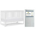 4-in-1 Convertible Crib and Dual Sided Crib & Toddler Mattress W494103