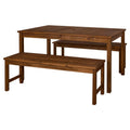 Acacia Wood 3 Piece Patio Dining Set B357258