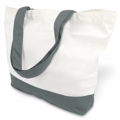 3-Pack 12oz Cotton Canvas Tote Bags E780133