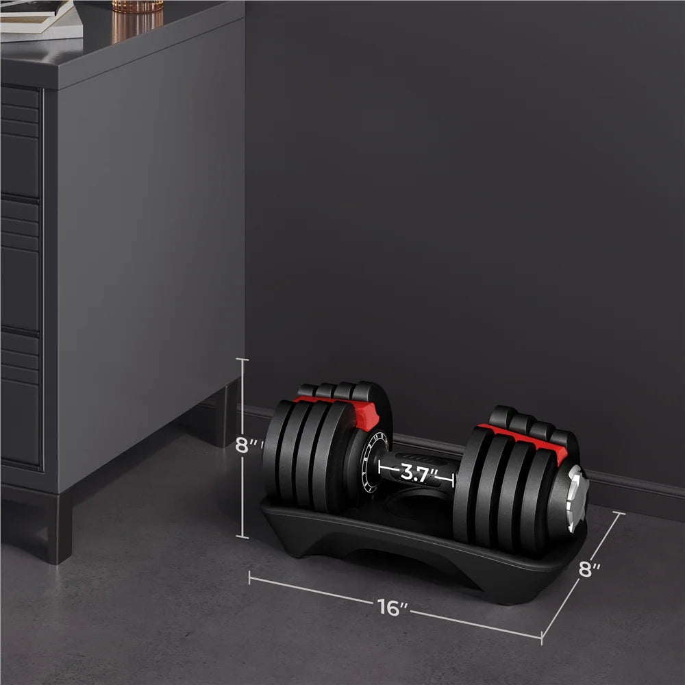 3-40lb 12-in-1 Quick-adjust Dumbbell Weights T61795