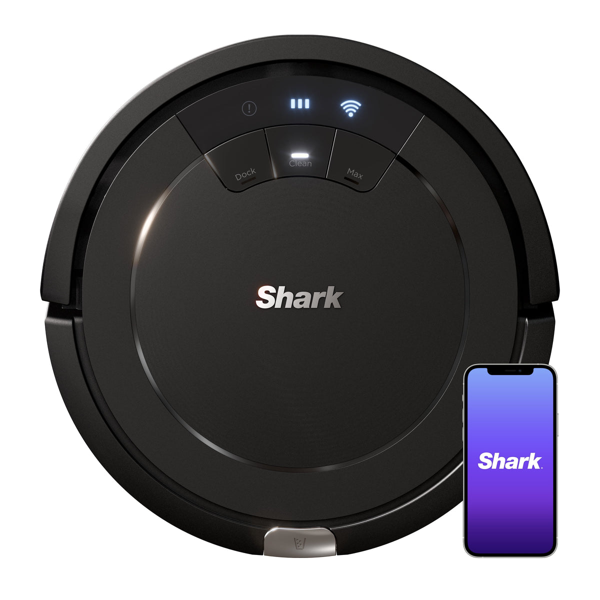 Black Wi-Fi Connected Robot Vacuum I592111