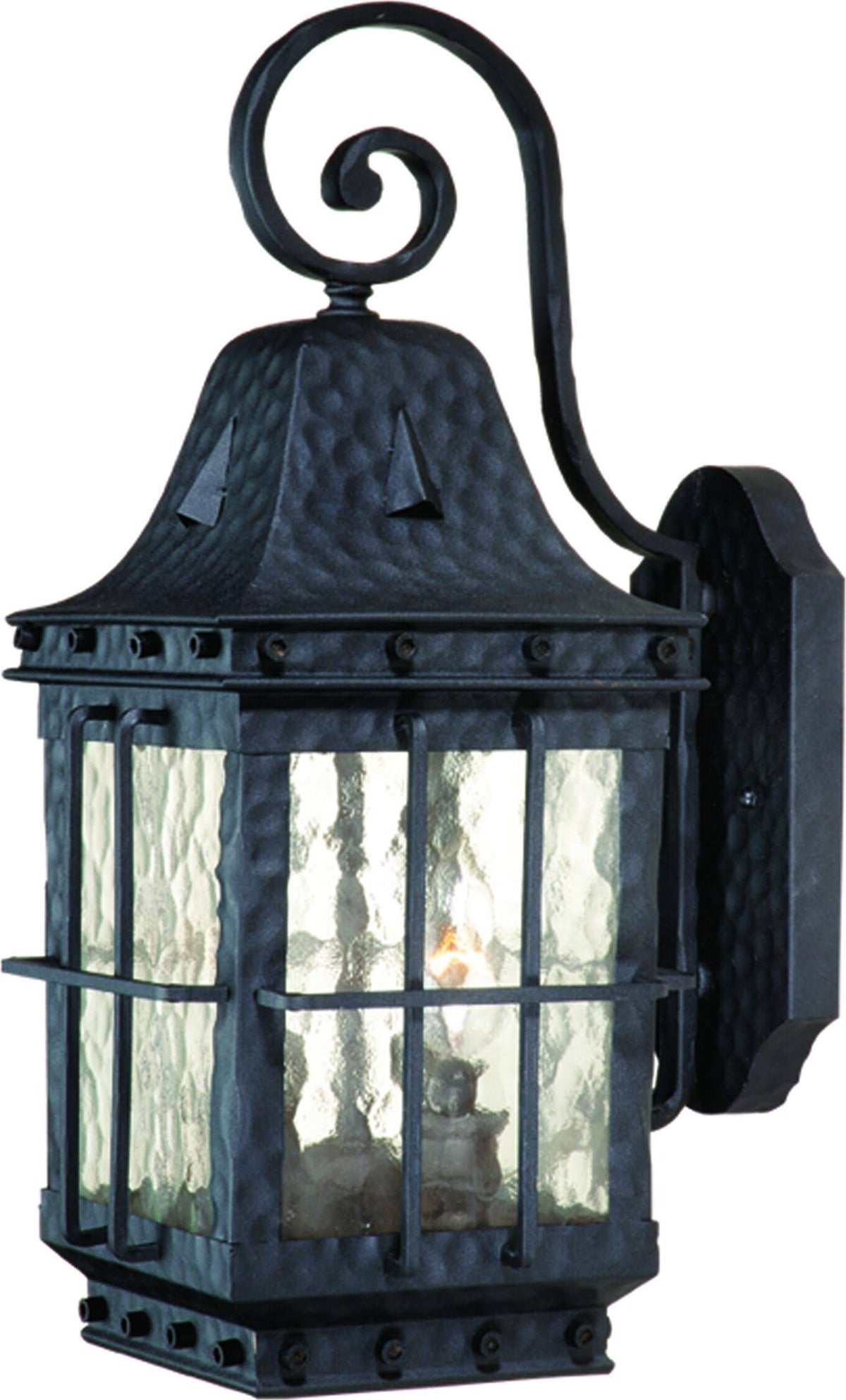 7 inch Outdoor Wall Light Textured Black J53674