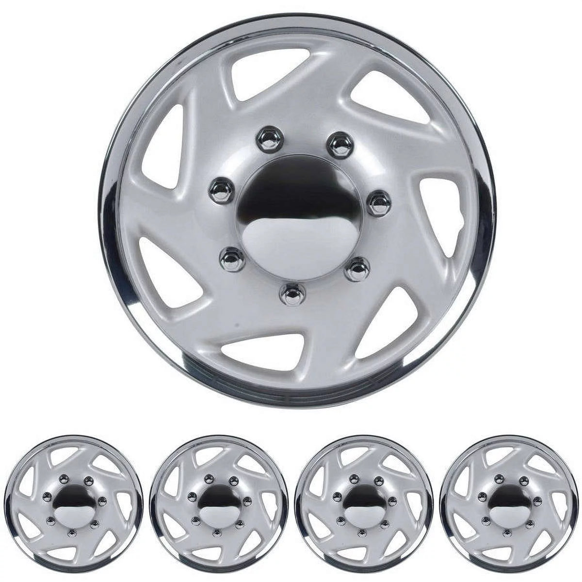 16" Chrome Wheel Cover, 4 Pieces Y4768