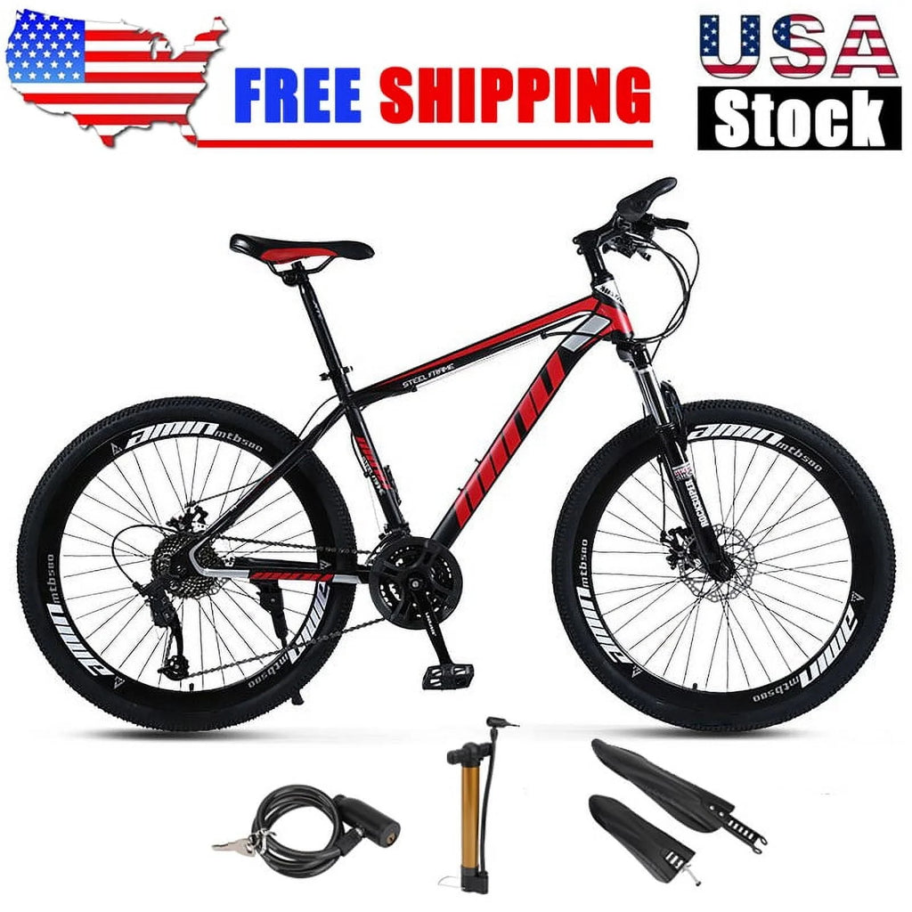26-Inch Wheels 21 Speed Dual Disc Brake Mountain Bike K320145