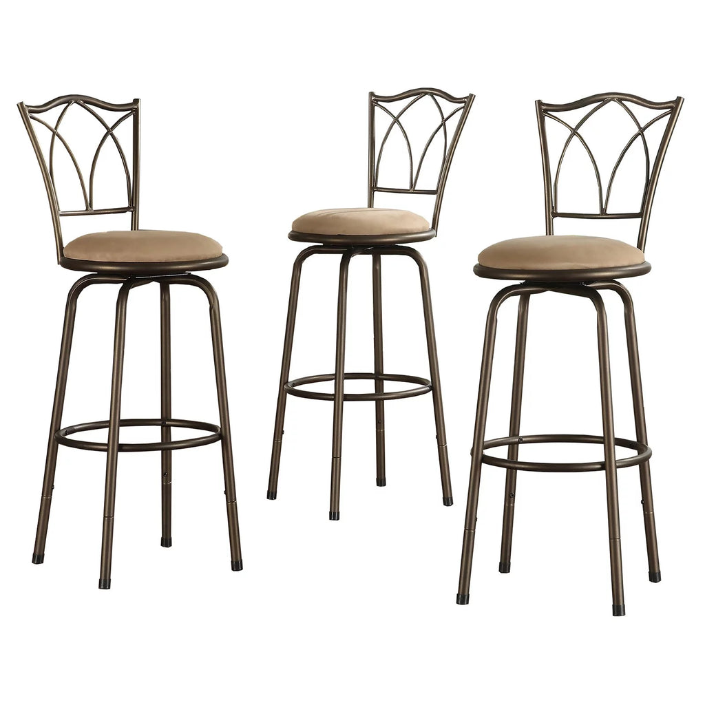 Adjustable Bar Stool Set of 3 R945