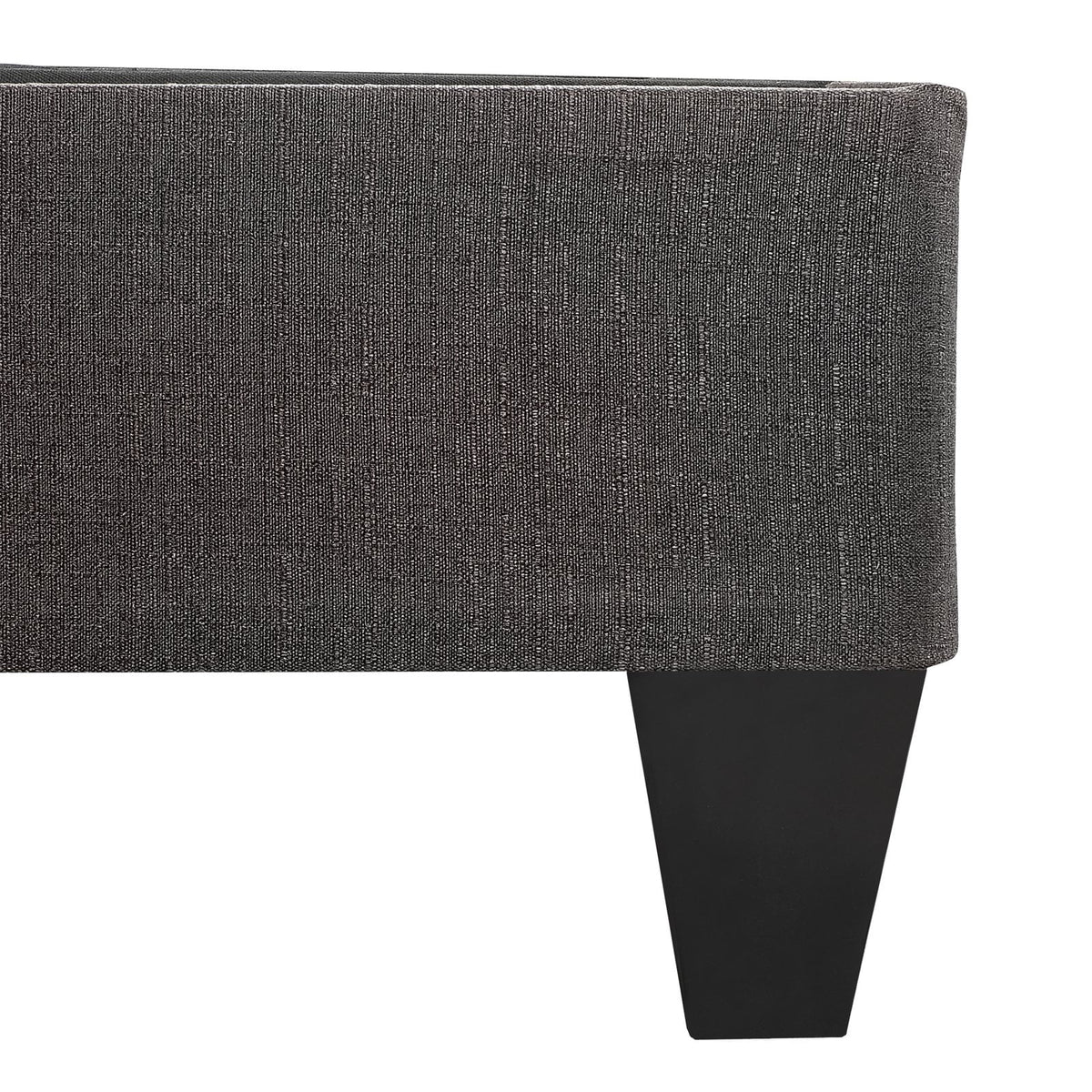King Wood and Fabric Platform Bed Frame X861974
