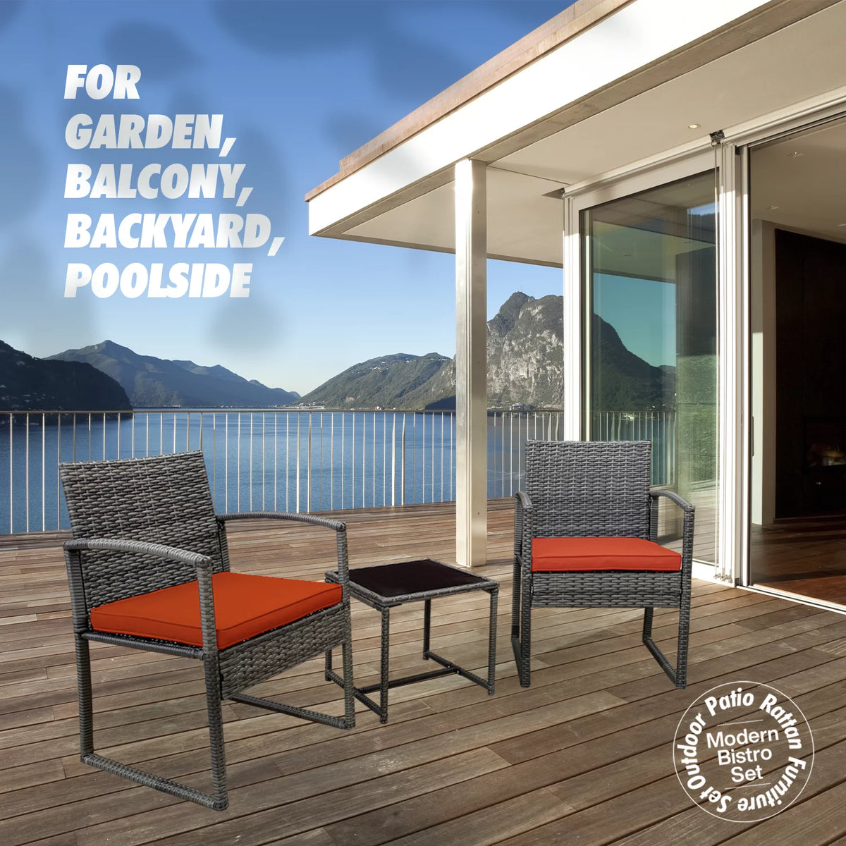 3-Piece Rattan Furniture Set D28404