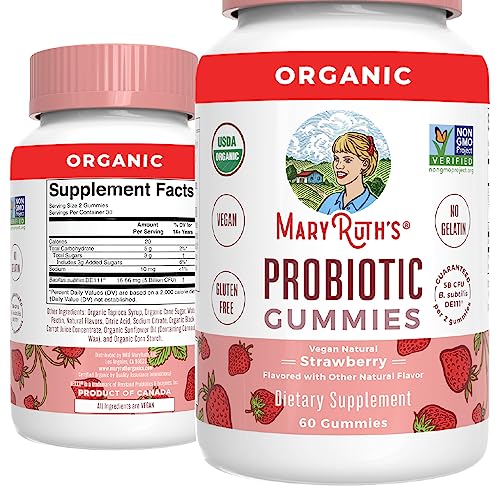 Vegan Non-GMO Gluten Free 60 Count Probiotic Gummies Z700