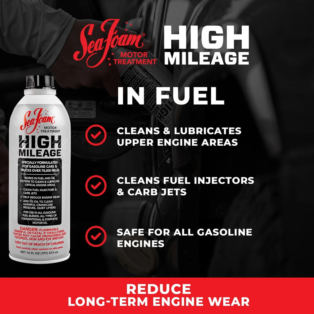 High Mileage Motor Treatment Additive, 16 oz O485