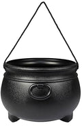 12" Black Plastic Cauldron B93202