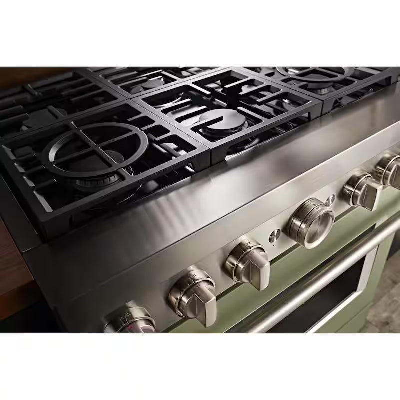 5.1 cu. ft. Dual Fuel Range with 6-Burners F174