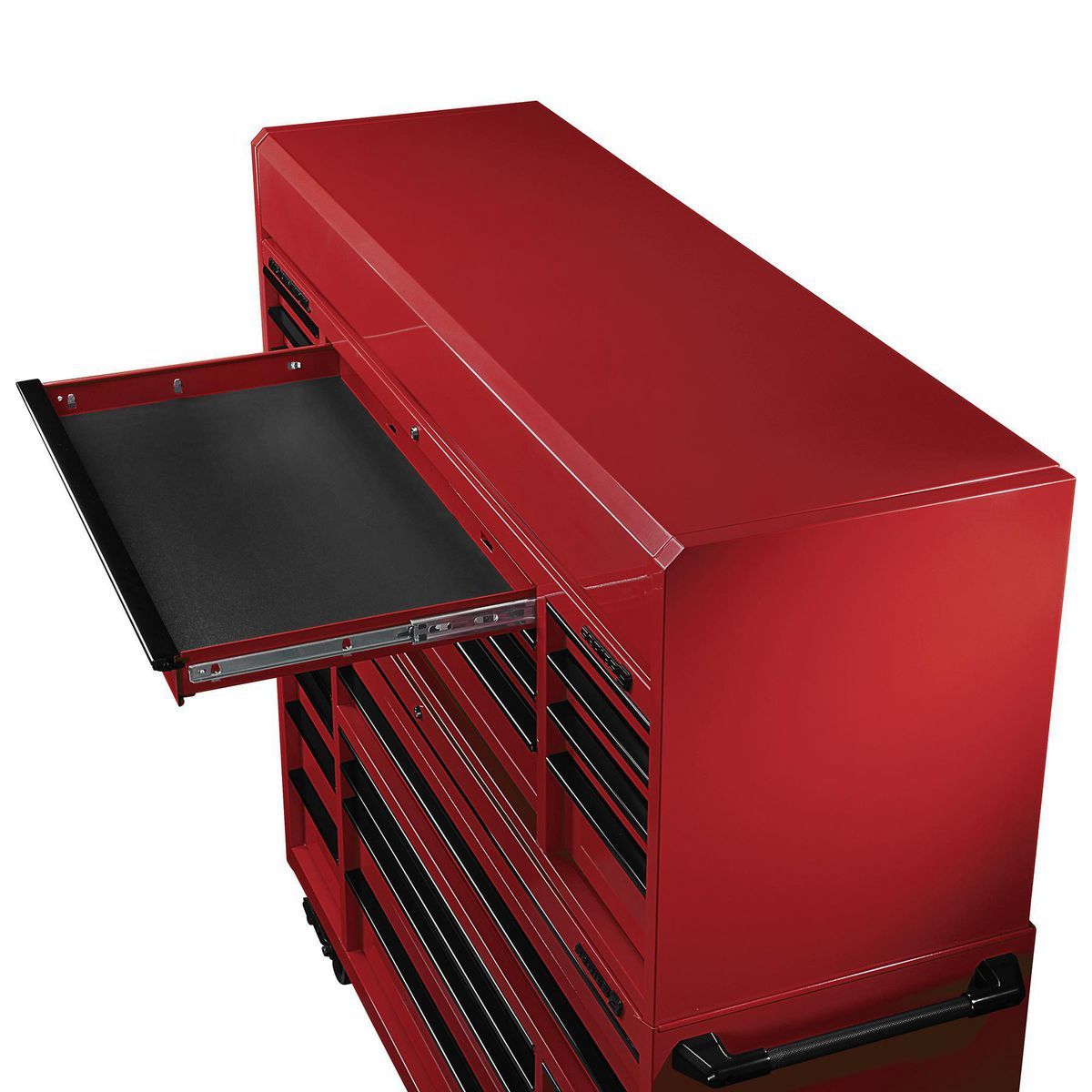 72 in. x 22 in. Triple Bank Top Chest, Red Z394434