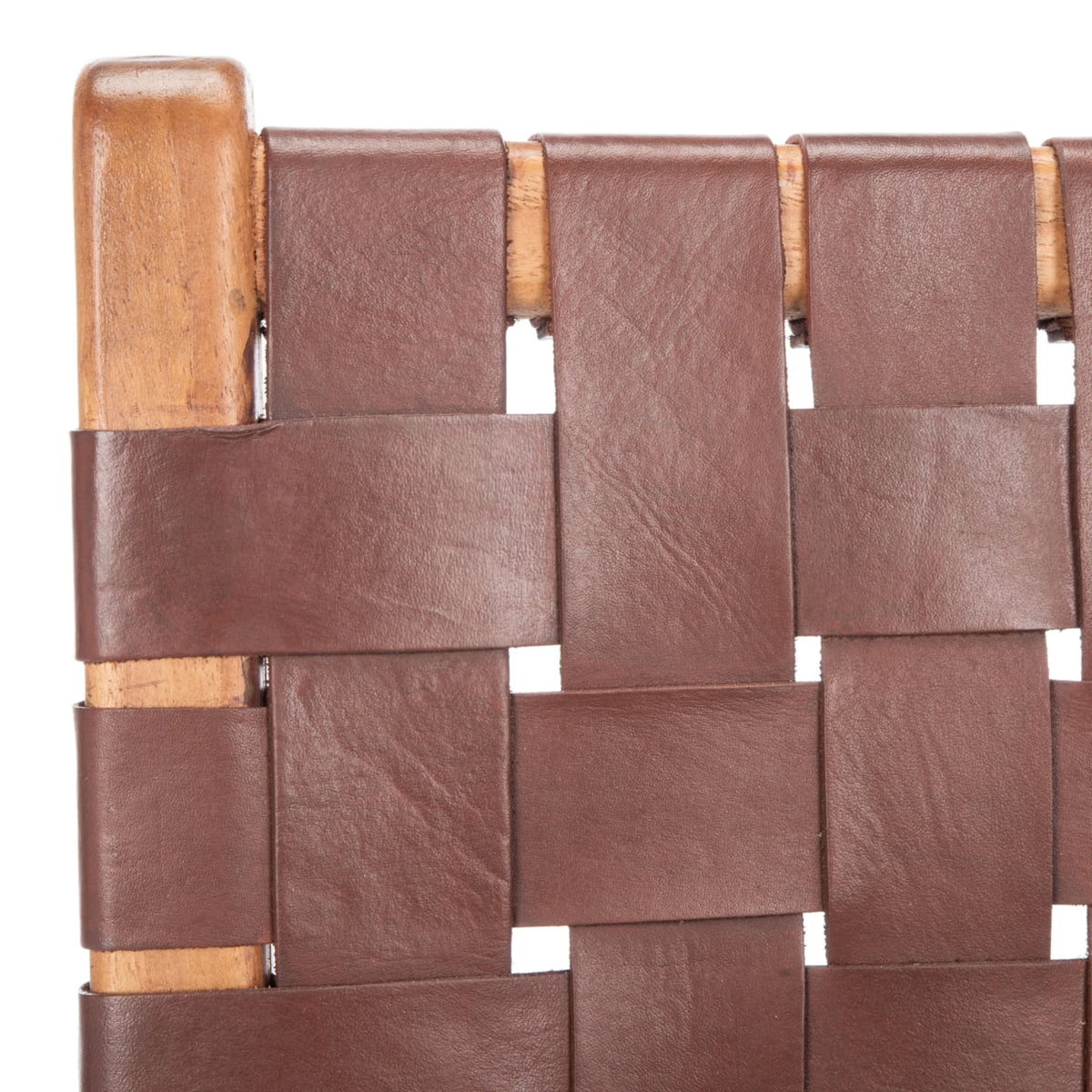 Woven Leather Dining Chair Set of 2 J238