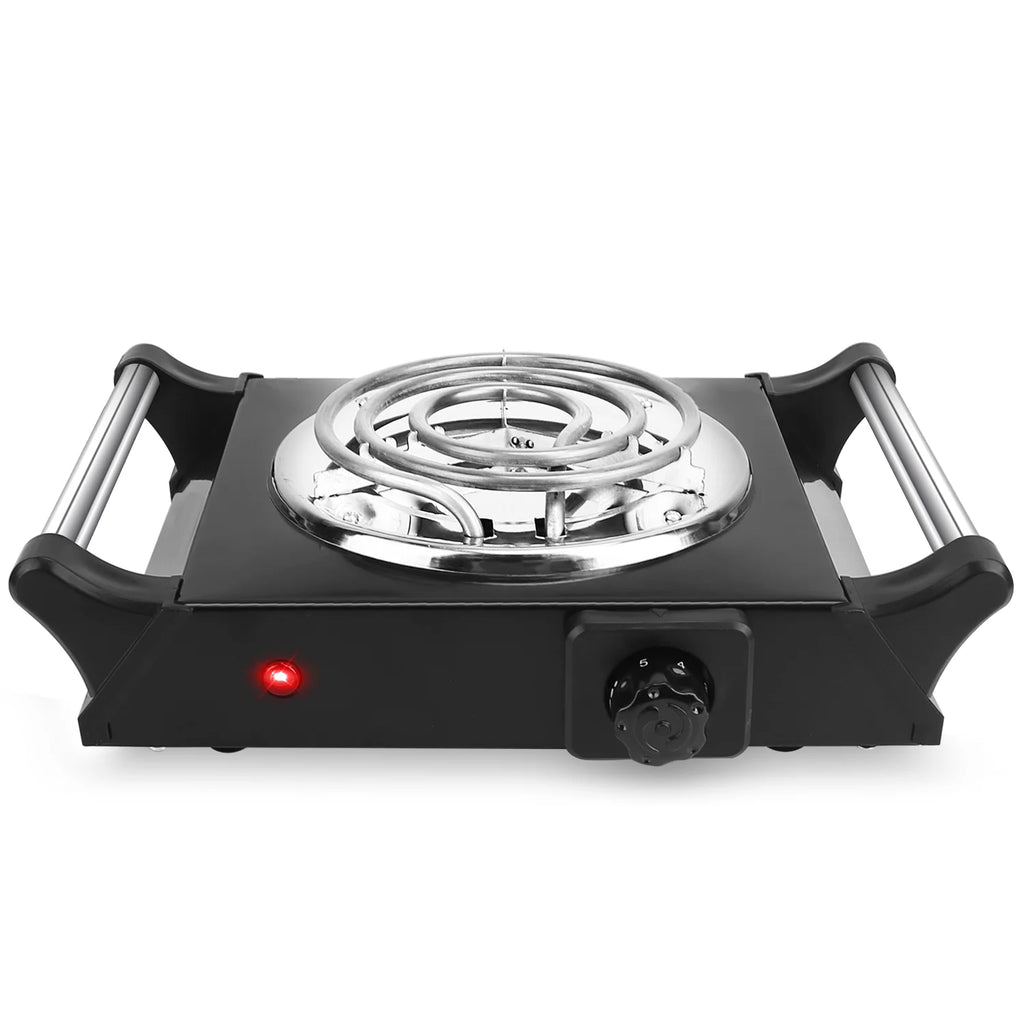 1000W Portable Coil Hot Plate with 5 Temperature Adjustments L4531