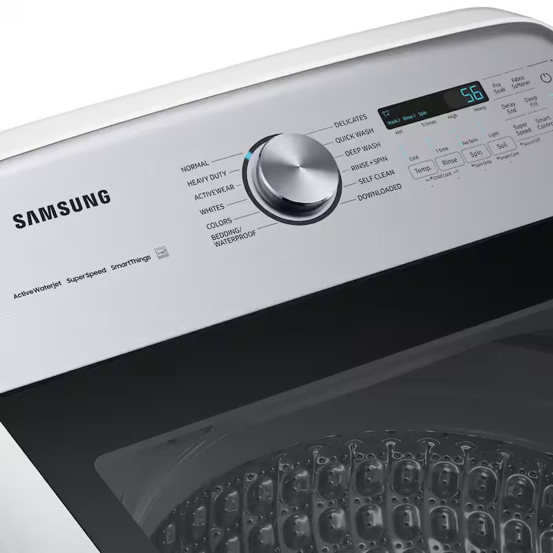 5.5 cu.ft. Smart Top Load Washer with Super Speed in White E30793