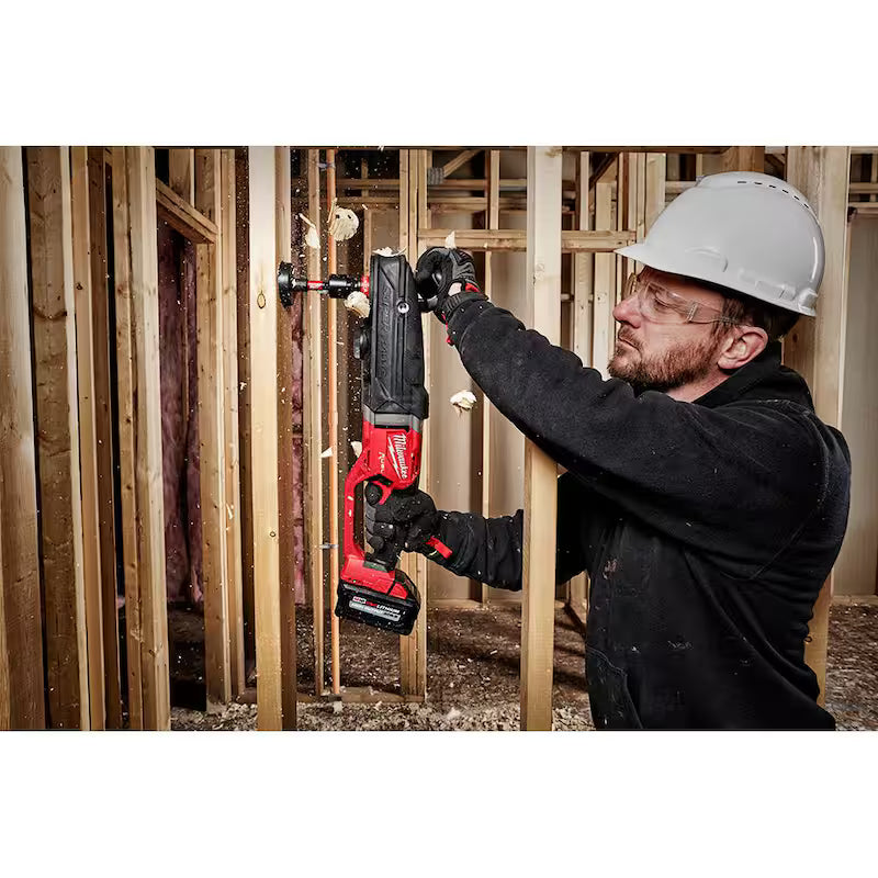 7/16 in. Cordless Right Angle Drill with Hole Saw Kit P414804