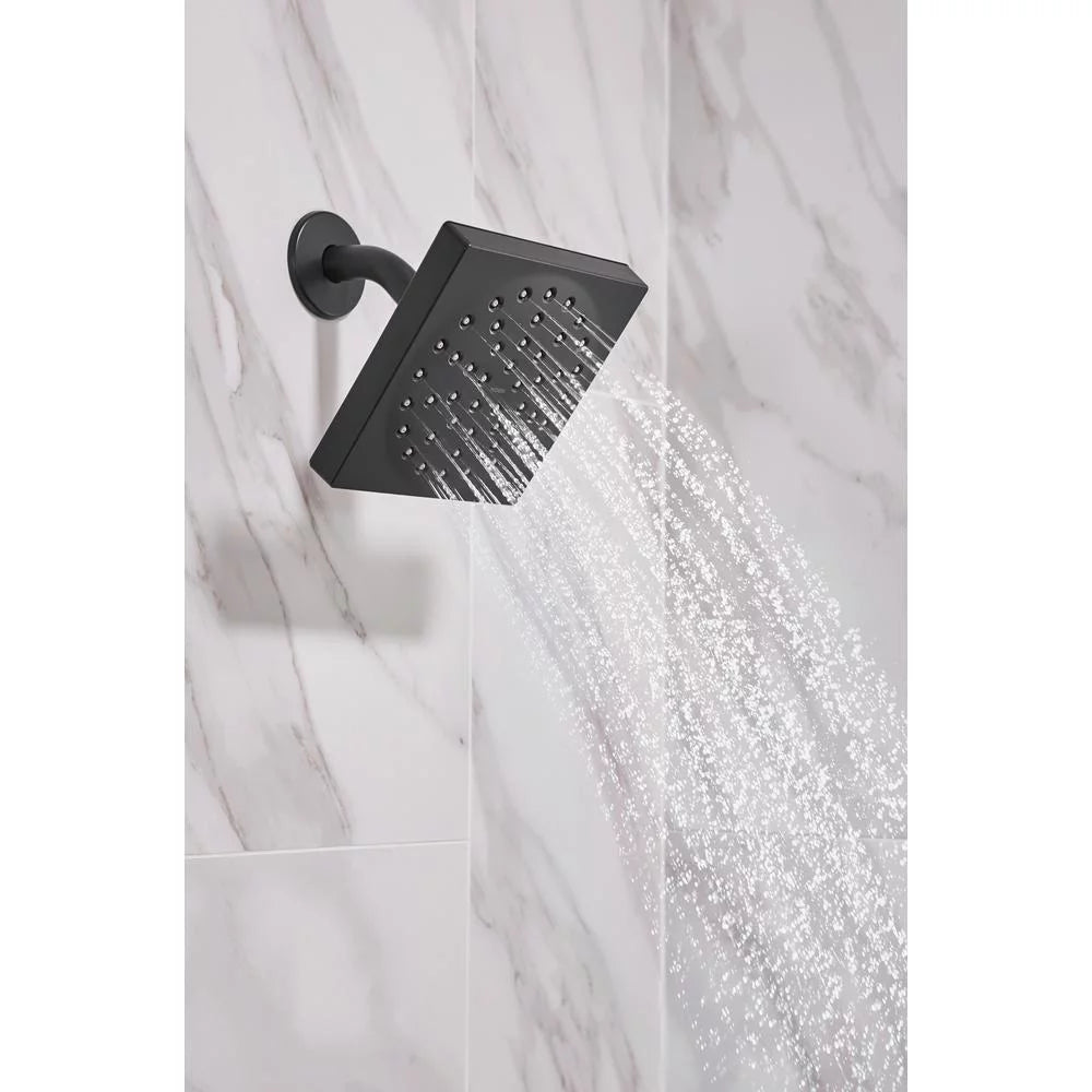 1-Handle Matte Black Tub and Shower Faucet Q90761