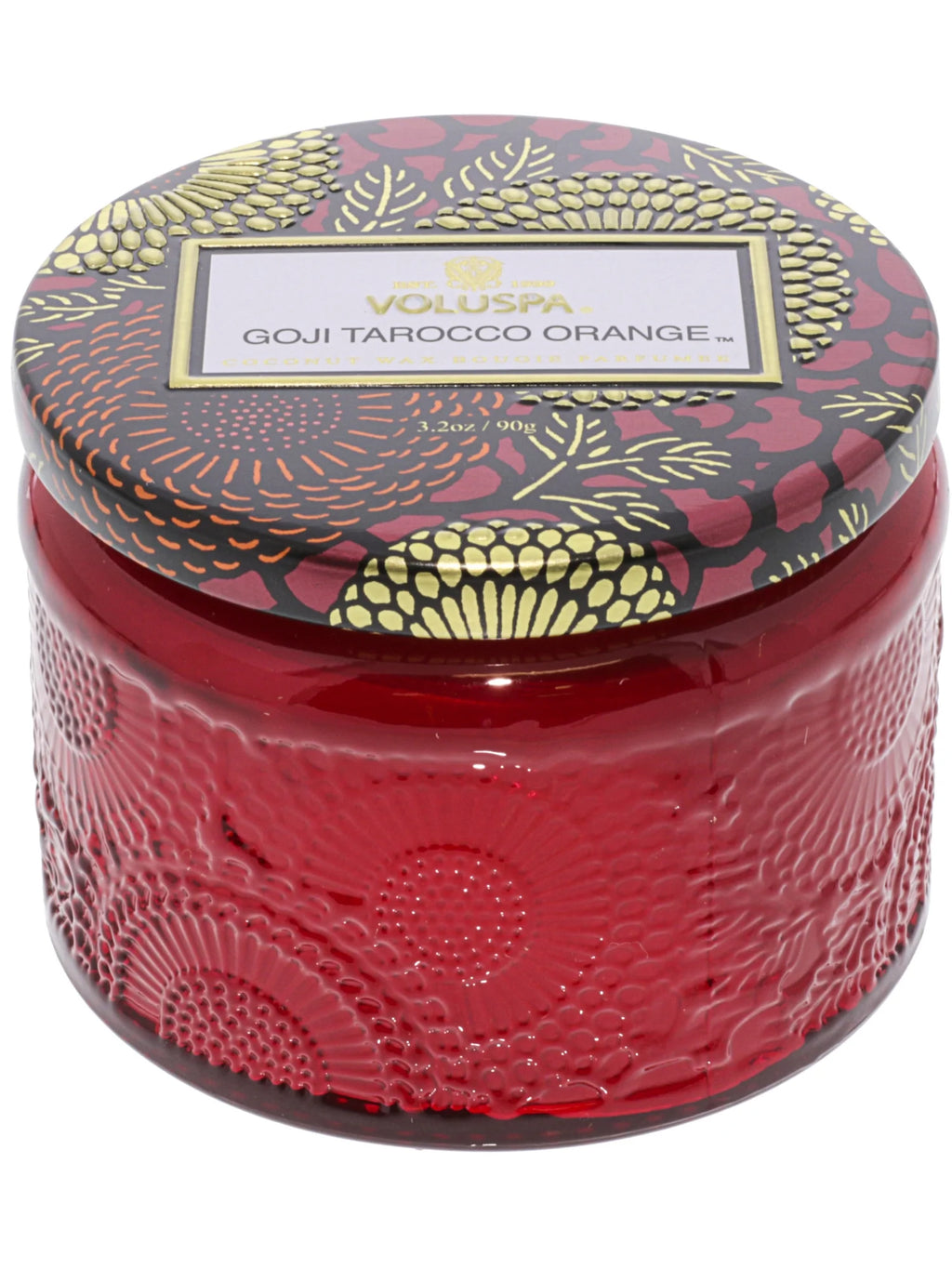 Goji And Tarocco Orange Glass Jar Candle S163