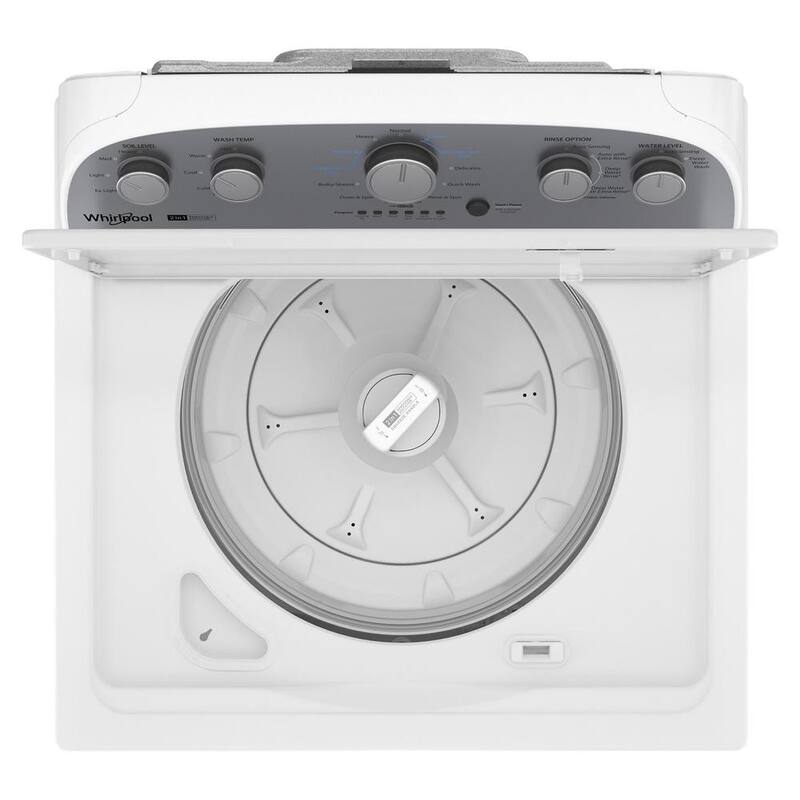 3.8 - 3.9 cu.ft. Top Load Washer in White with Removable Agitator J7435
