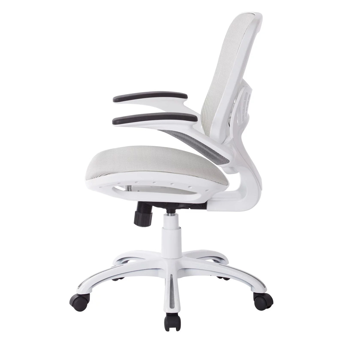 Office Chair with White Mesh Seat and Back U55048