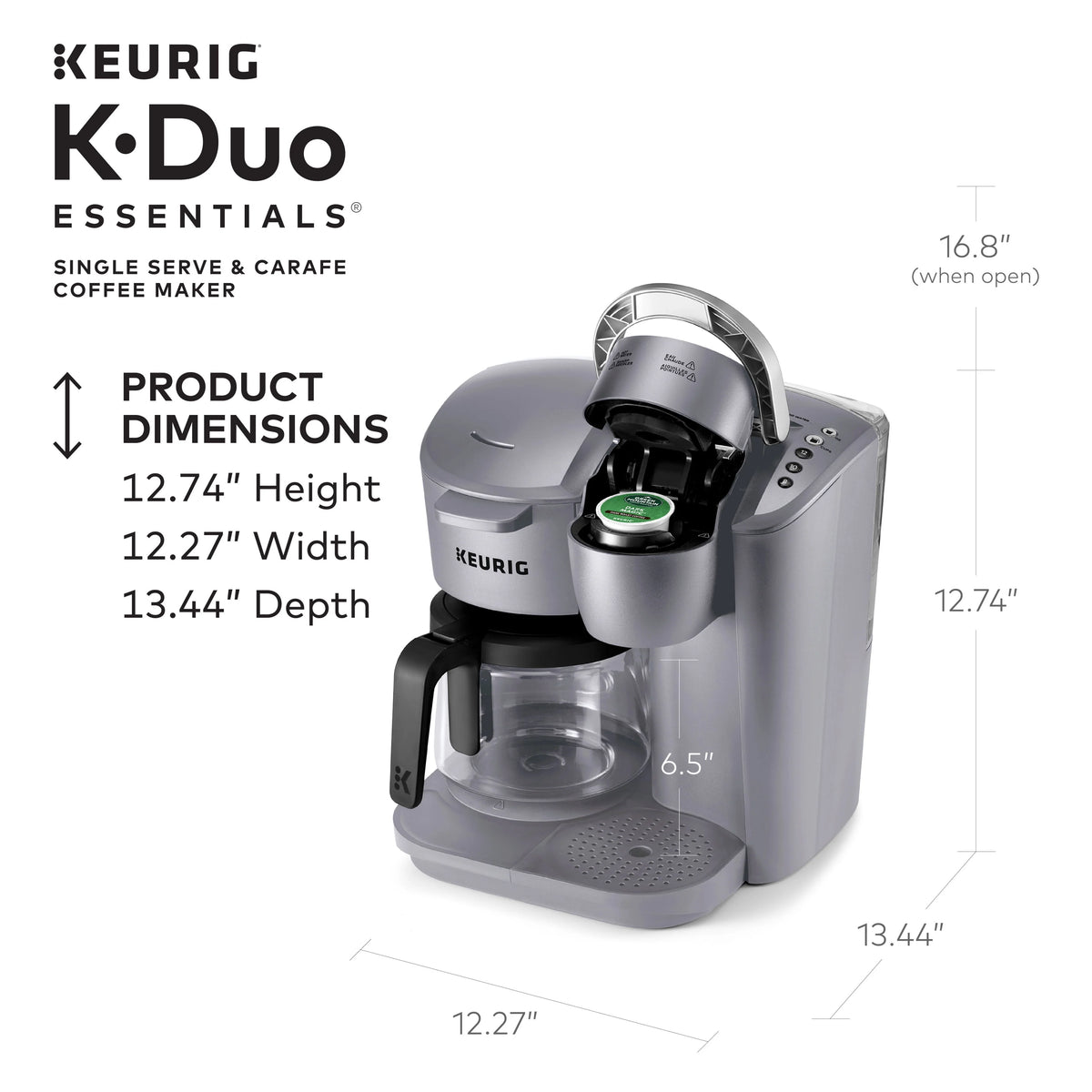 Black Single-Serve Coffee Maker L541