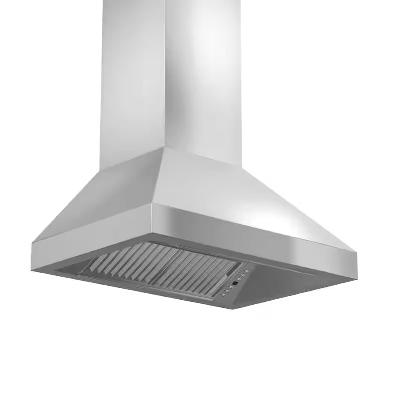 36 in. 500 CFM Convertible Wall Mount Range Hood in Stainless Steel W716814