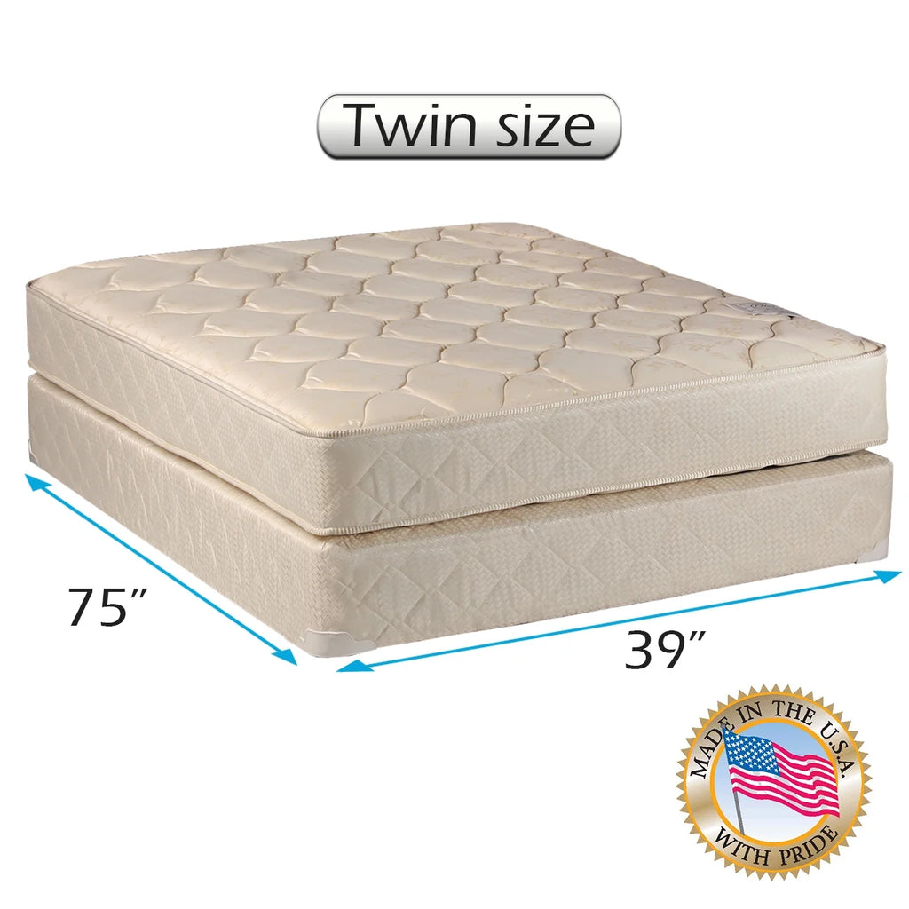 Twin XL Gentle Firm Mattress and Box Spring Set A80912