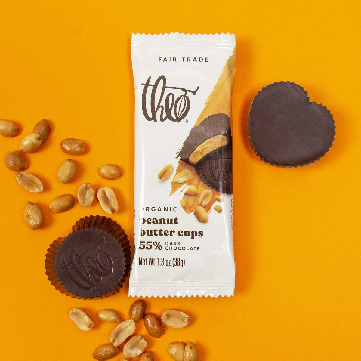 Organic Dark Chocolate Peanut Butter Cups 12 Pack E6878