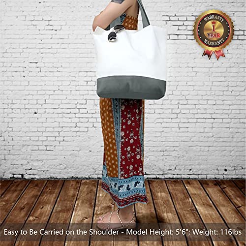3-Pack 12oz Cotton Canvas Tote Bags E780133