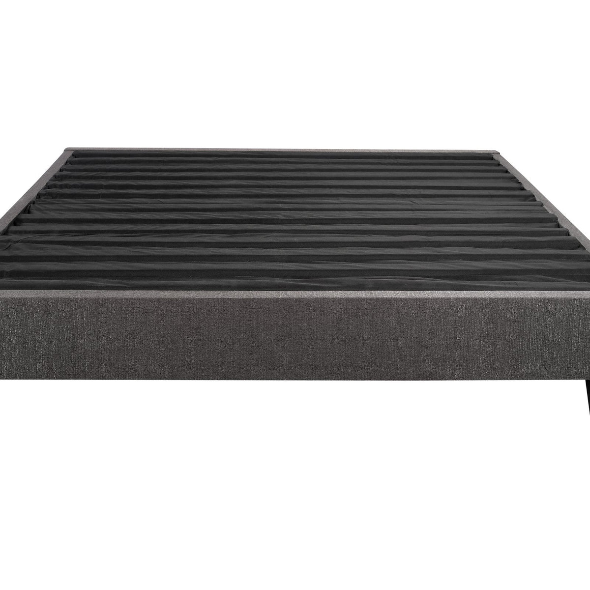 King Wood and Fabric Platform Bed Frame X861974