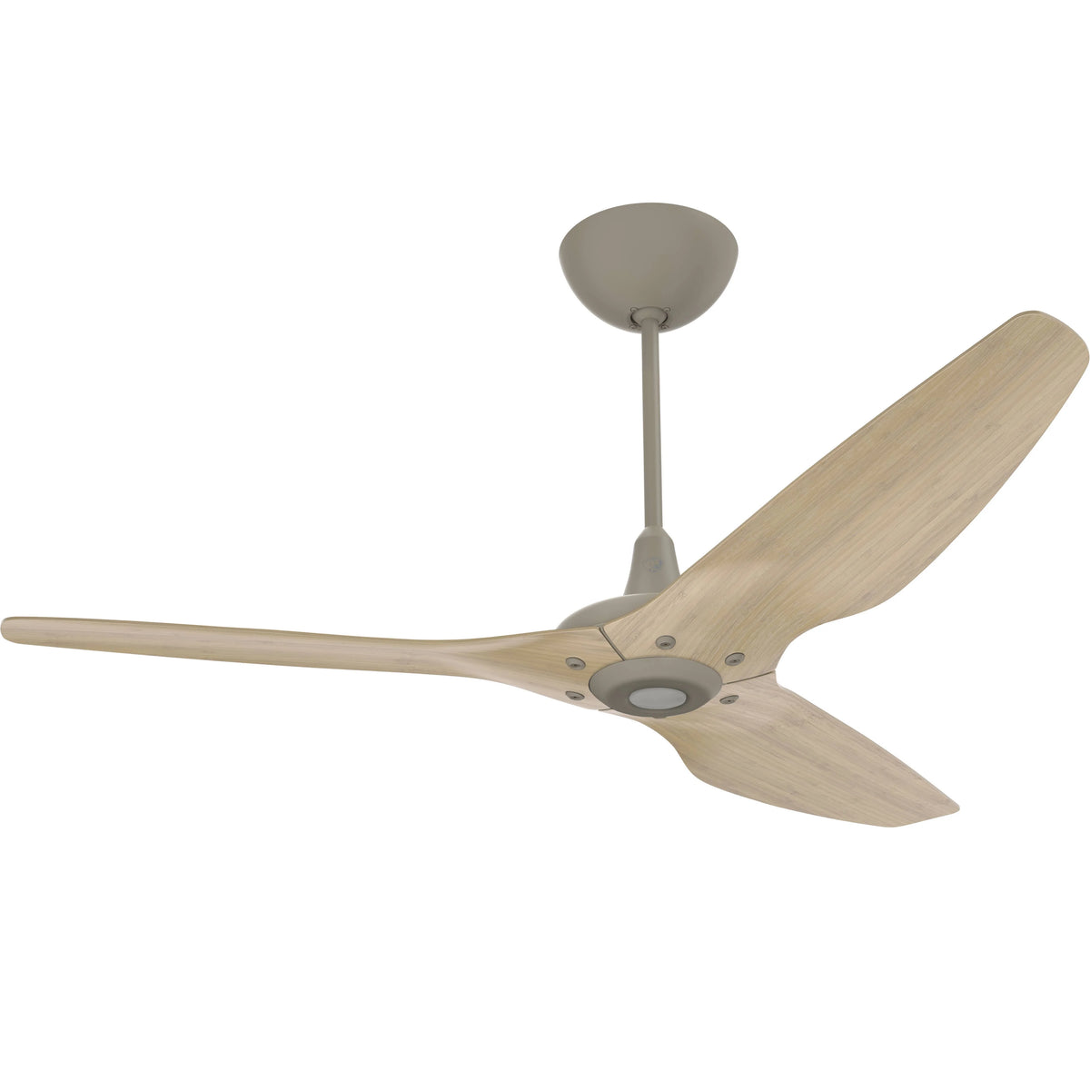 60 Ceiling Fan with Natural Bamboo Blades and Satin Nickel Finish O878