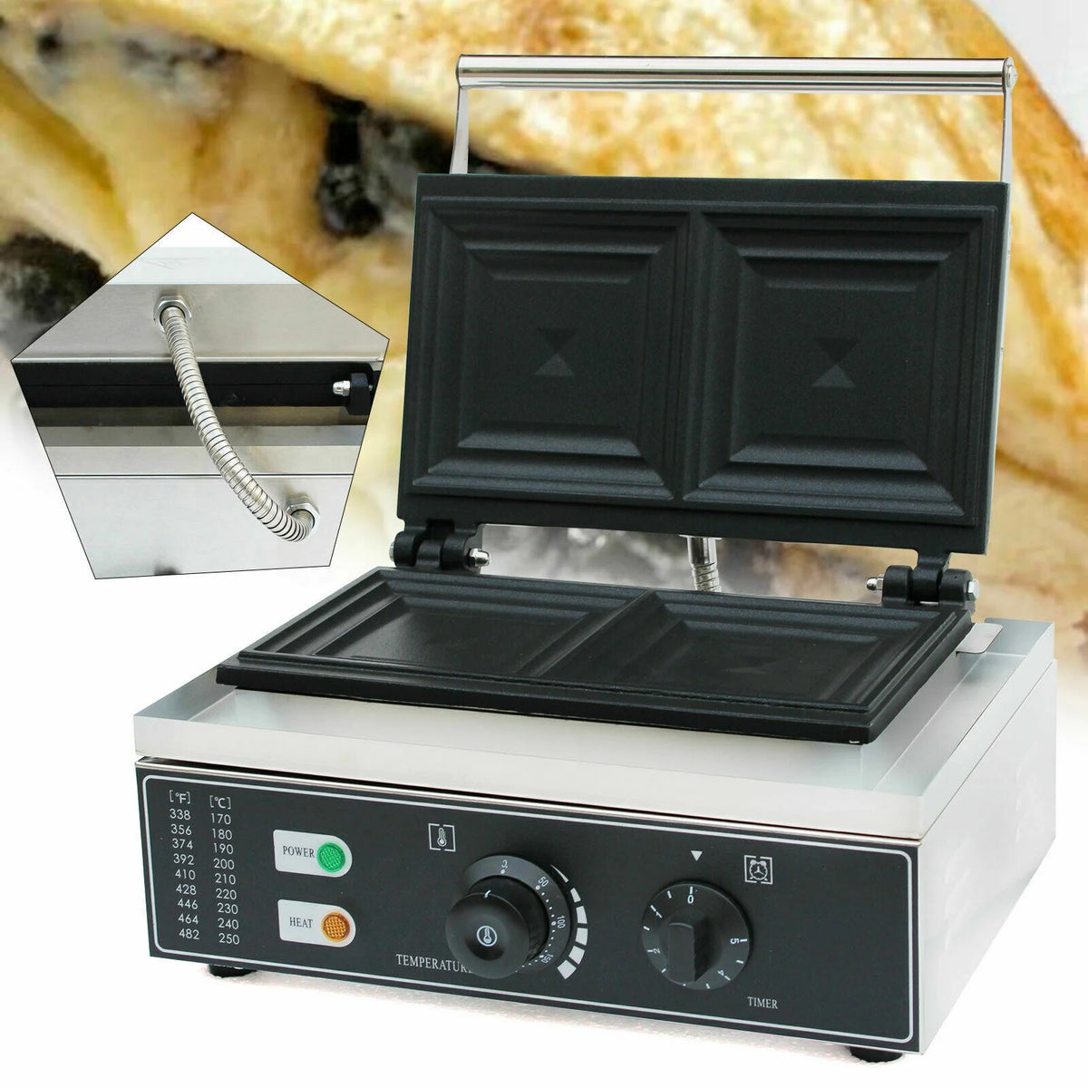 Commercial Sandwich Machine Adjustable Temperature I92267