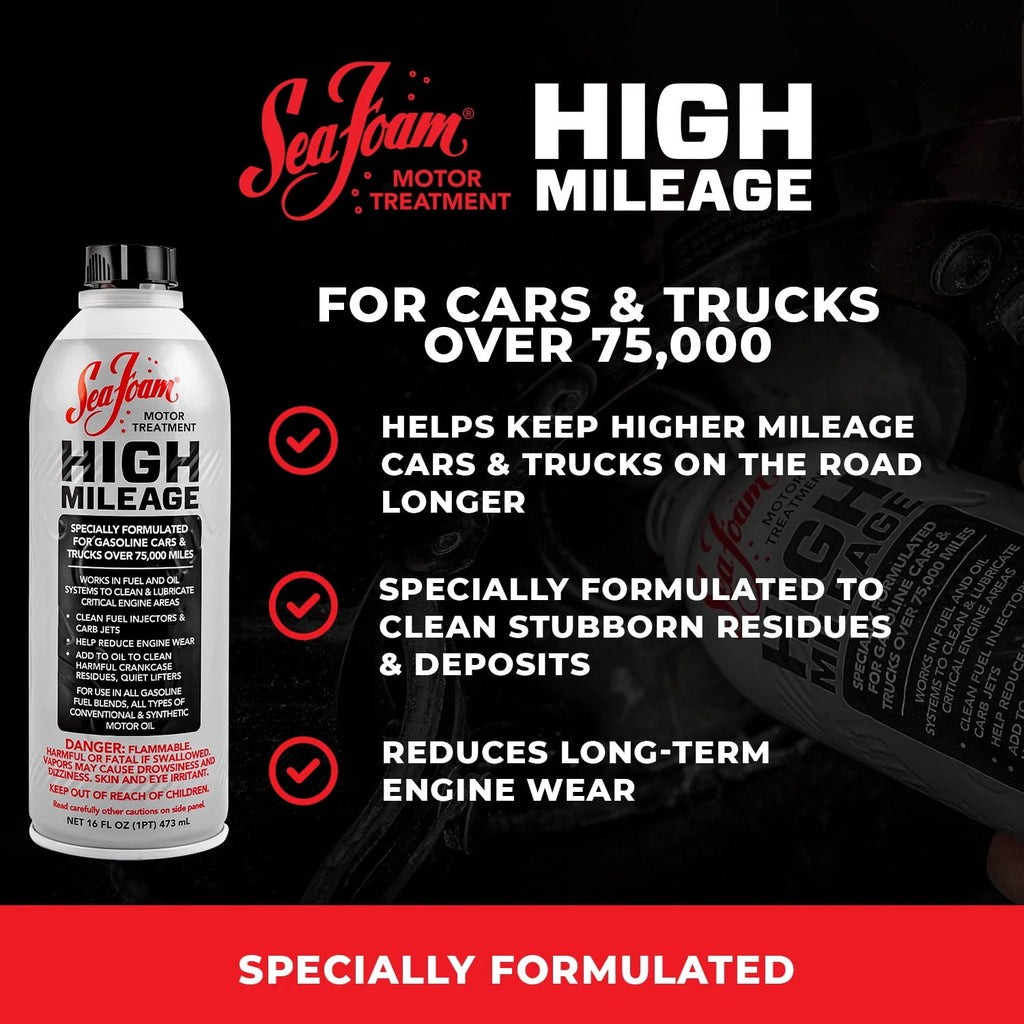 High Mileage Motor Treatment Additive, 16 oz O485