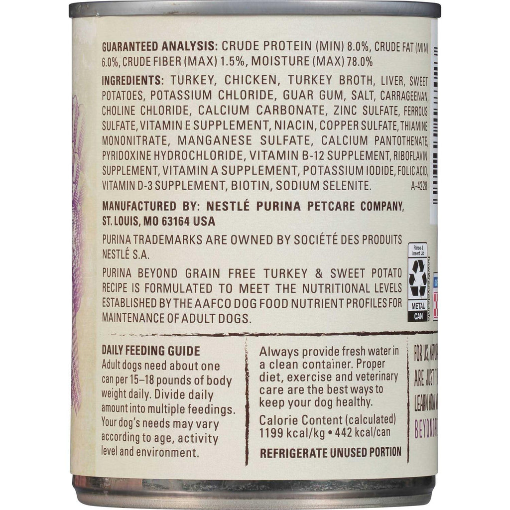 Grain Free Turkey & Sweet Potato Wet Dog Food S968843