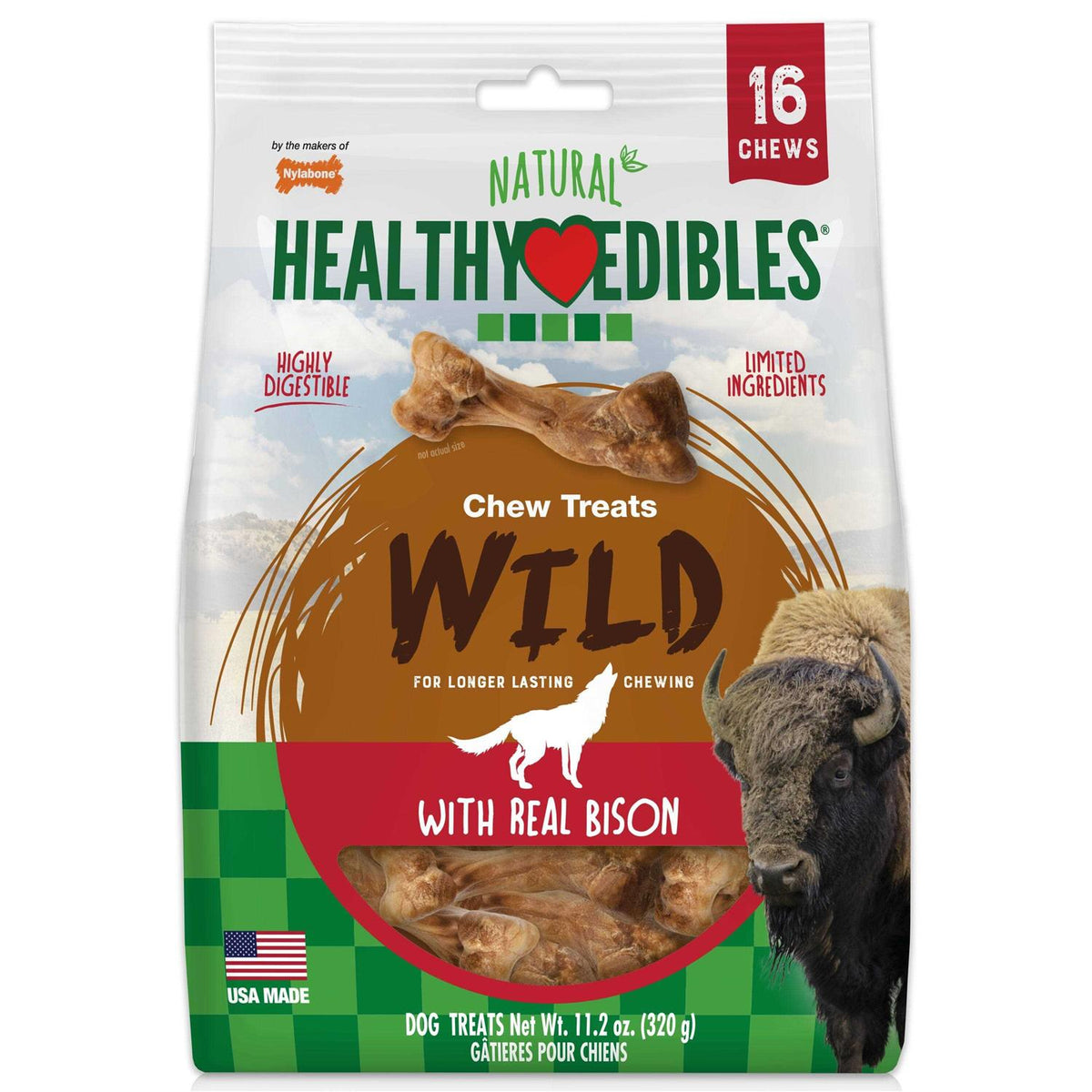 Natural Bison Chew Treats G69990