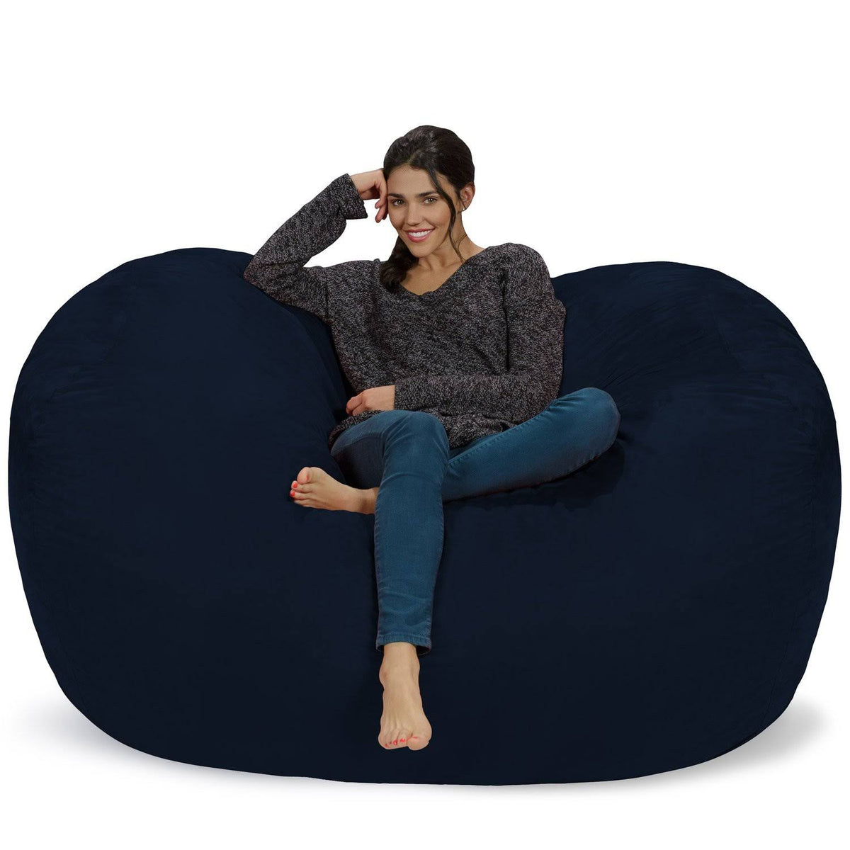 6' Memory Foam Bean Bag Chair B7994