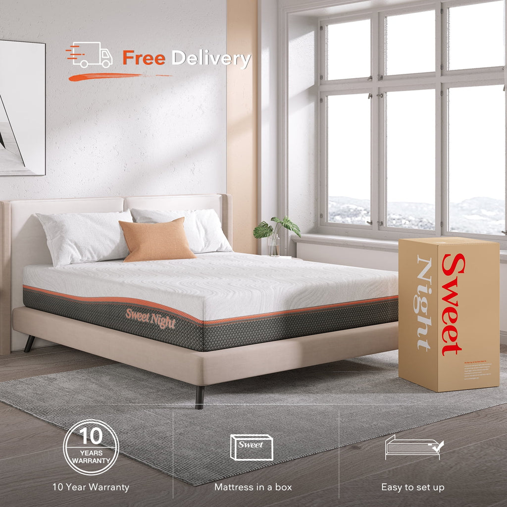 10 Inch Queen Memory Foam Pocket Spring Hybrid Mattress C26344