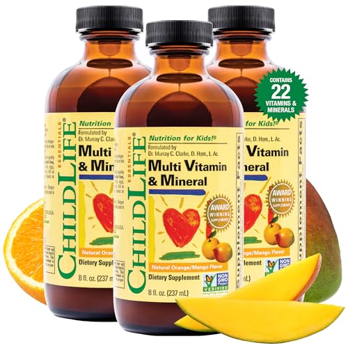 Multi Vitamin & Mineral Orange Mango Flavor 8 fl. oz Pack of 3 B35850