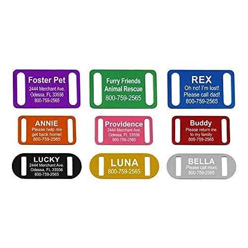 Slide-On Pet ID Tag Collar Tag D78209