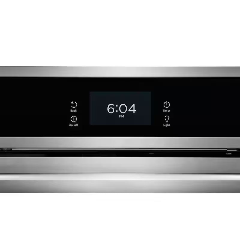 27 in. Electric Built-In Wall Oven and Microwave Combination with Total Convection in Stainless Steel E8444