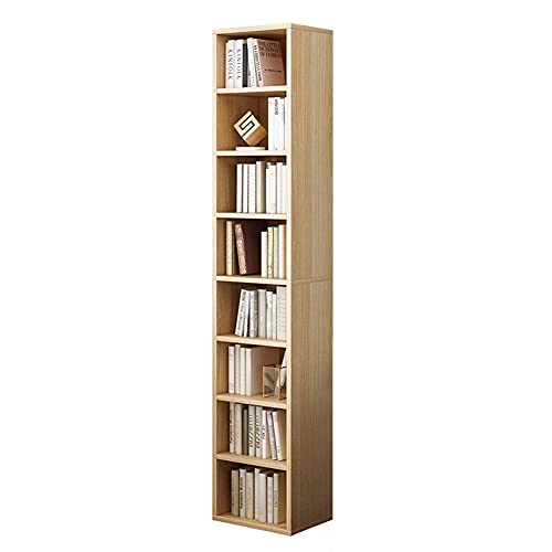 White 71 Inches Tall 8 Lattices Corner Bookcase Y4617