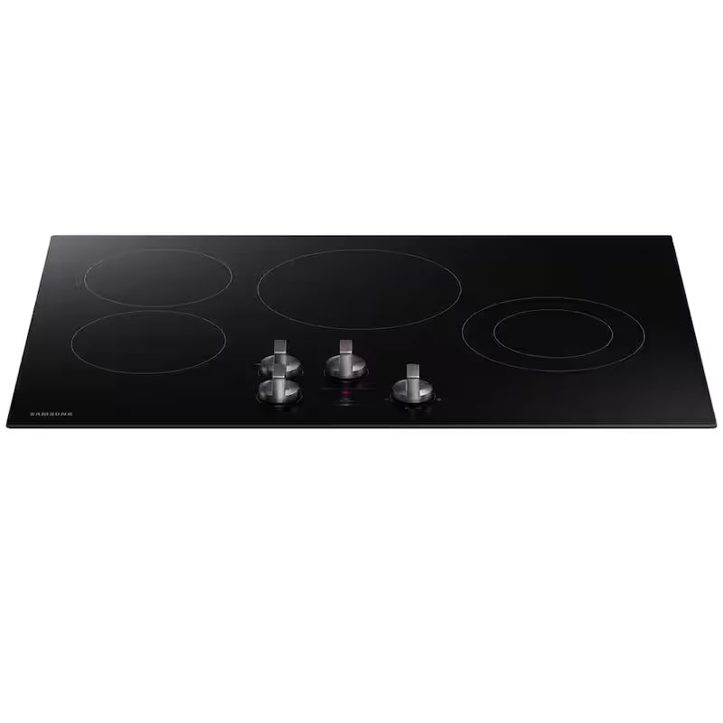 Black 4-Element Electric Cooktop B395