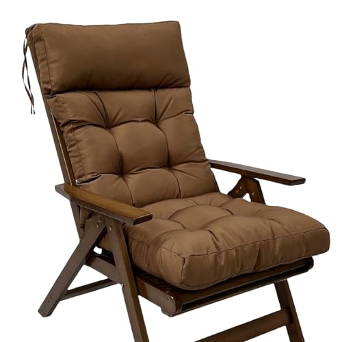 Water Resistant High Back Chair Cushion with Ties V402792
